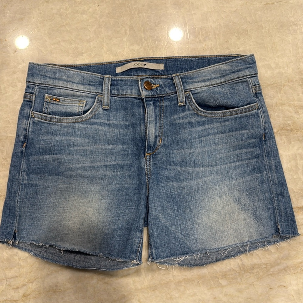 Joe's Jeans Denim Shorts womens Size 28 Blue denim cut off shorts